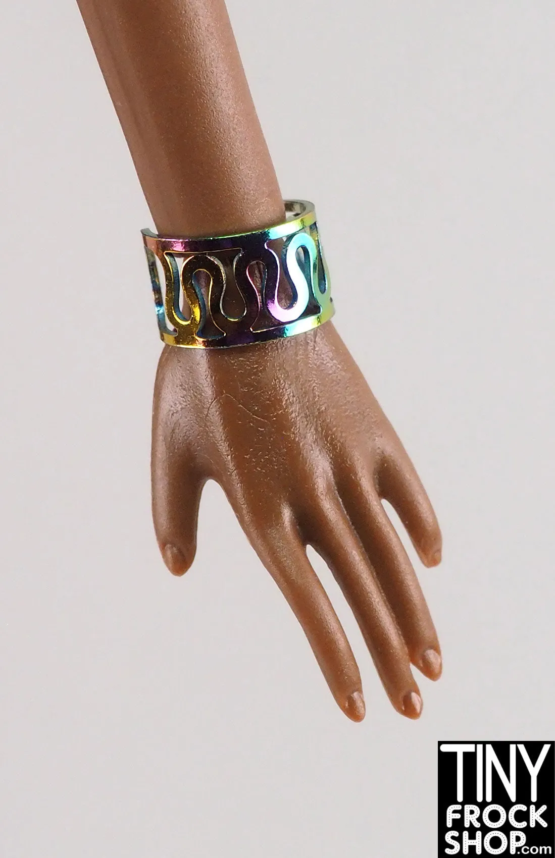 12" Fashion Doll Iridescent Decorative Cuff Bracelets