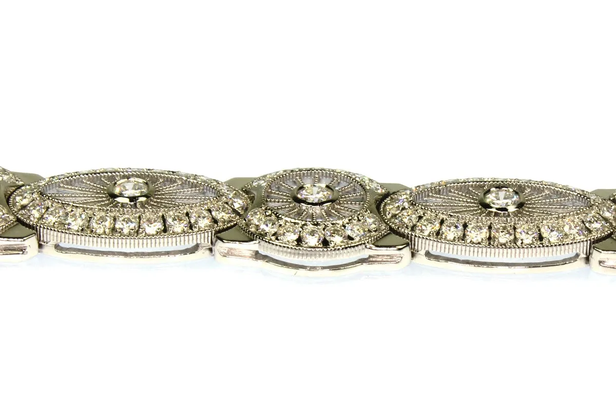 4.18ctw Diamond Ornate Bracelet