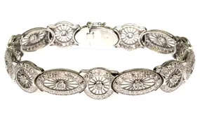 4.18ctw Diamond Ornate Bracelet