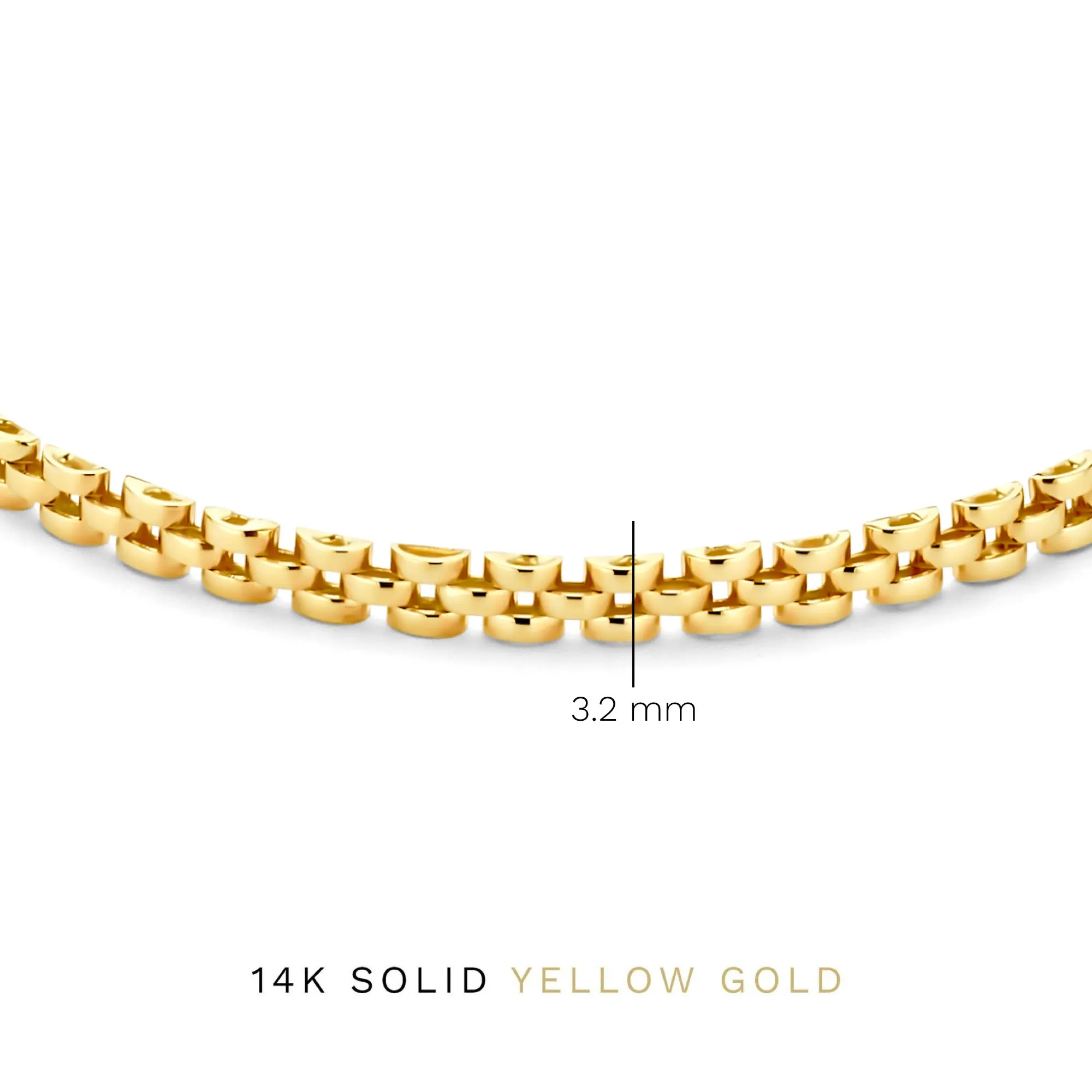 Aidee Rosine 14 karat gold link bracelet