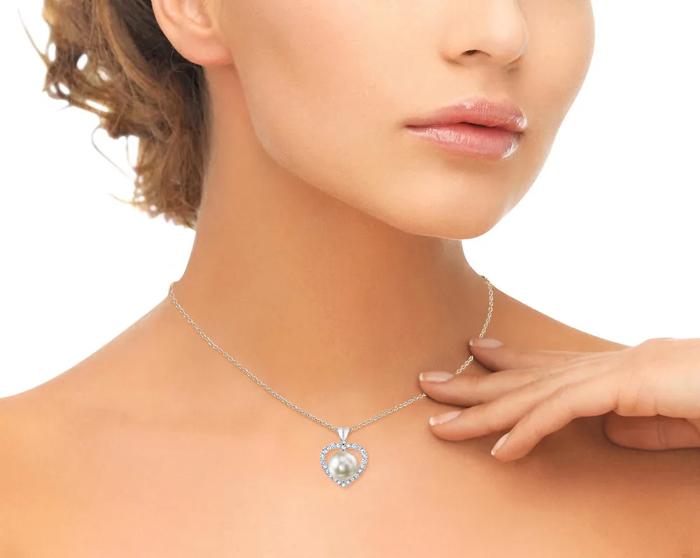 Akoya Pearl & Diamond Amour Pendant