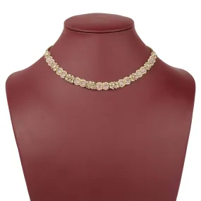 Anisha Simple Necklace Set in Light Pink