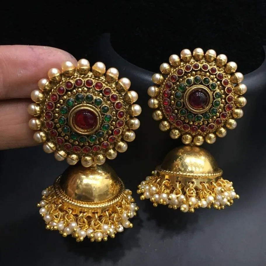 Antique Big Jhumka Jhumki Earring