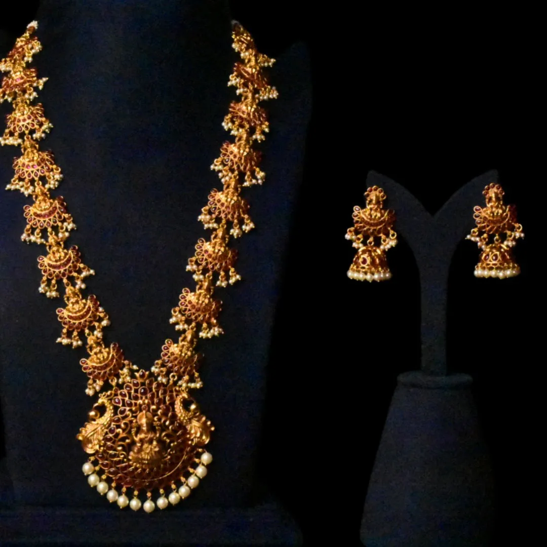 Antique Godess Laxmi Devi Necklace Set By Asp Fashion Jewellery