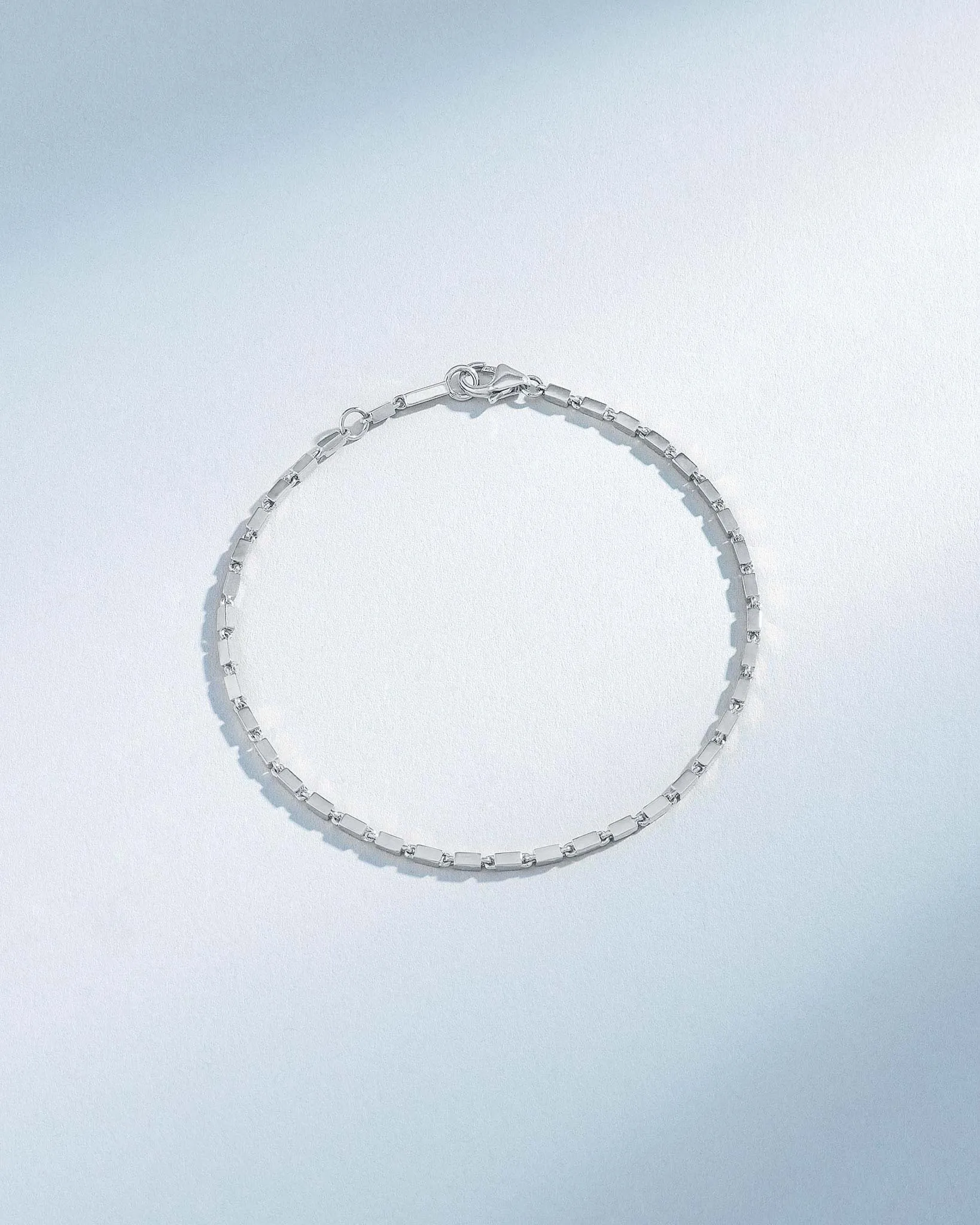 Block-Chain Thin Bracelet