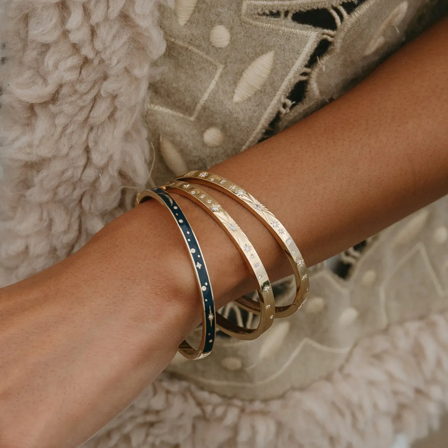 Cosmic love bangle