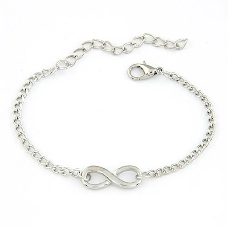 Cuban Link Chain Infinity Bracelet