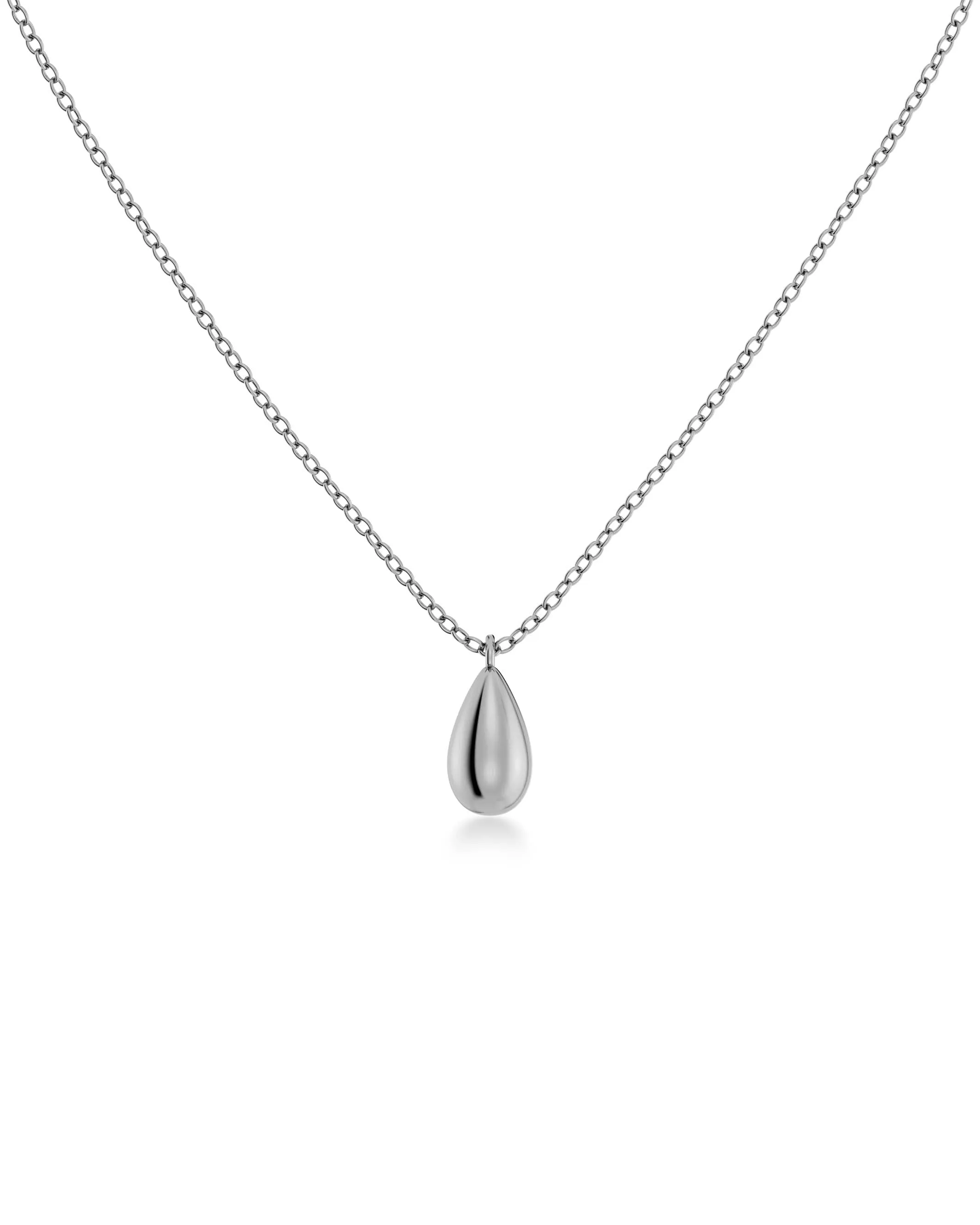 Drop Mini Necklace Steel