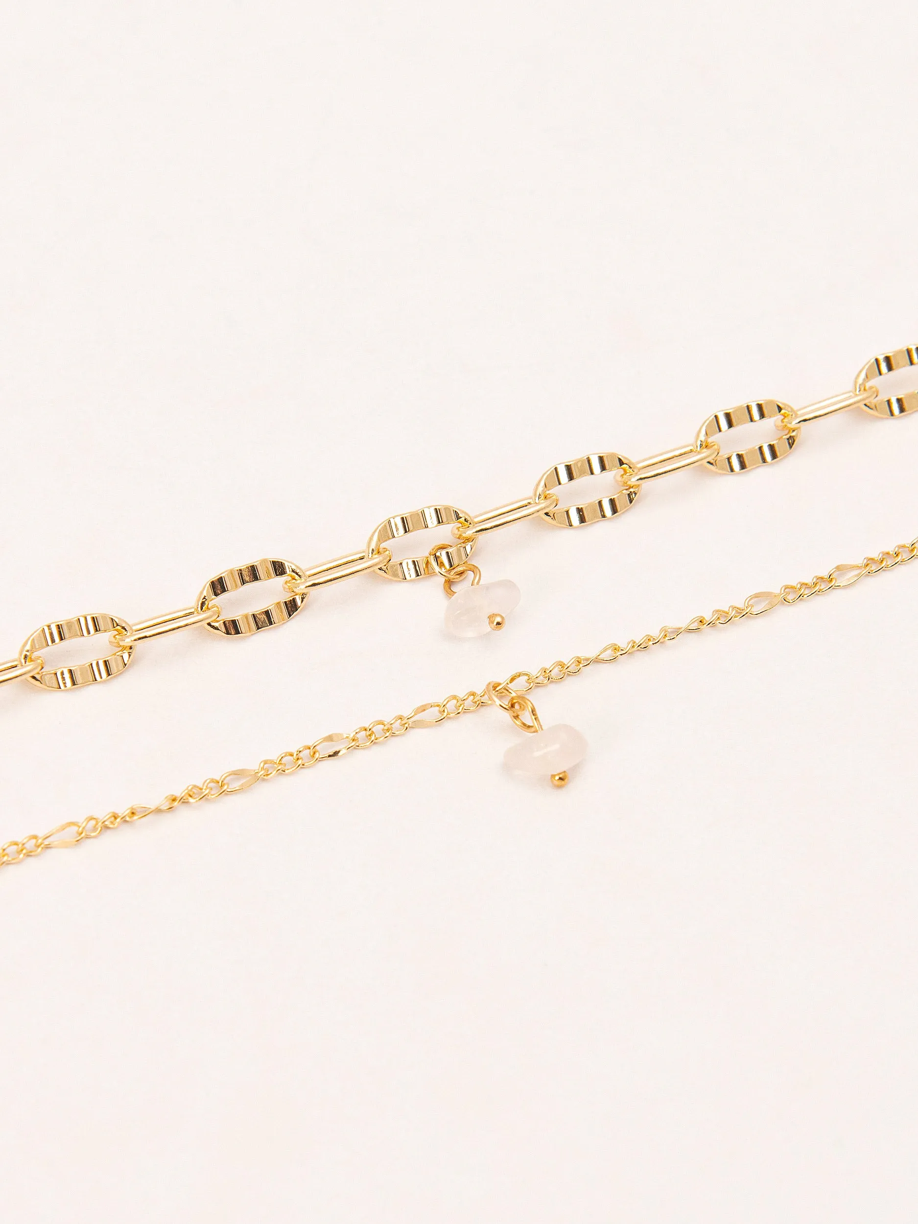 Embellished Anklet Set