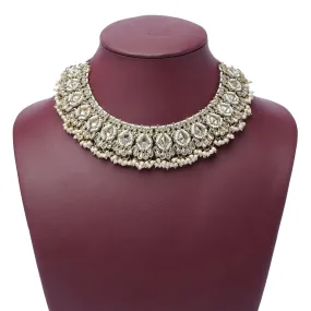 Fareeha Necklace Set in Champagne