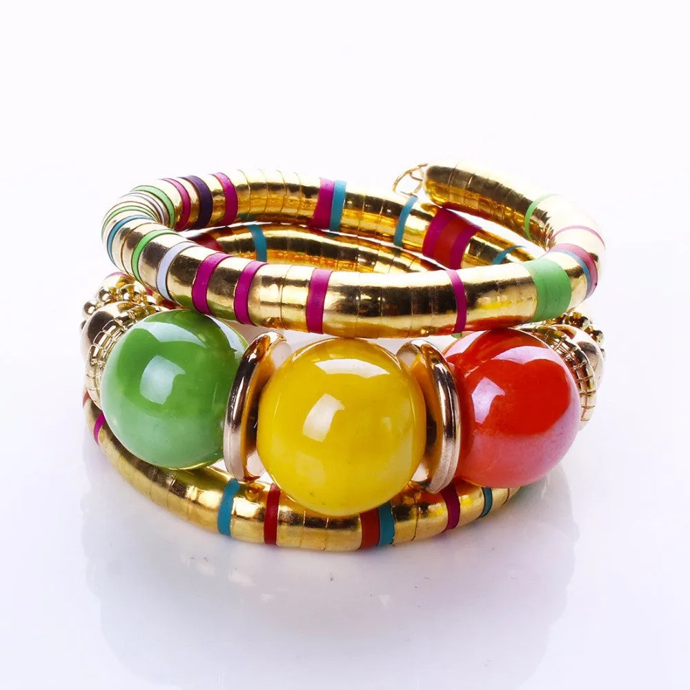 Fashion Bracelets Bangles For Women  Resin Alloy Tibetan Silver Bracelets&Bangles Adjust Bangles Accessories Gifts