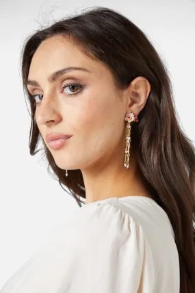 Floral Drop Earrings