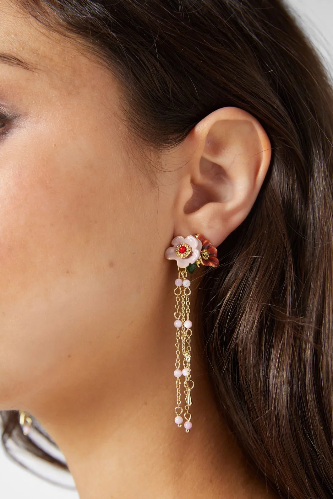 Floral Drop Earrings