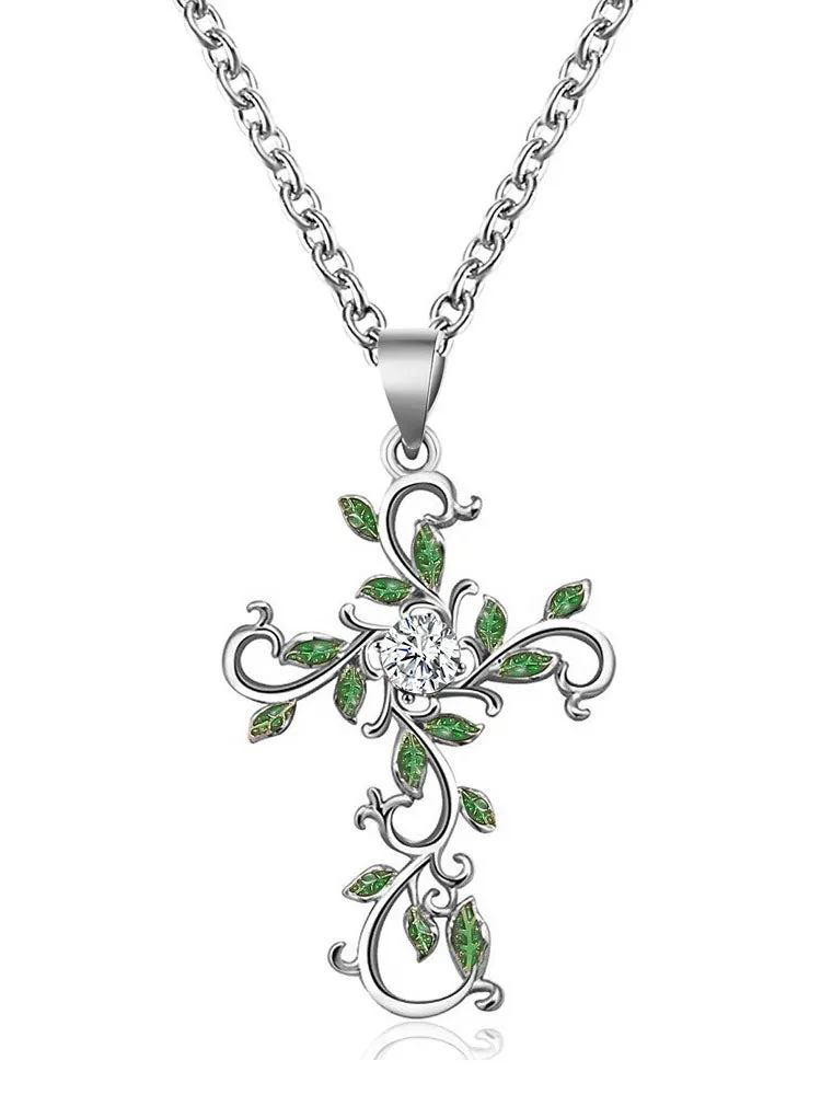 Flower Pendant Chain Necklaces