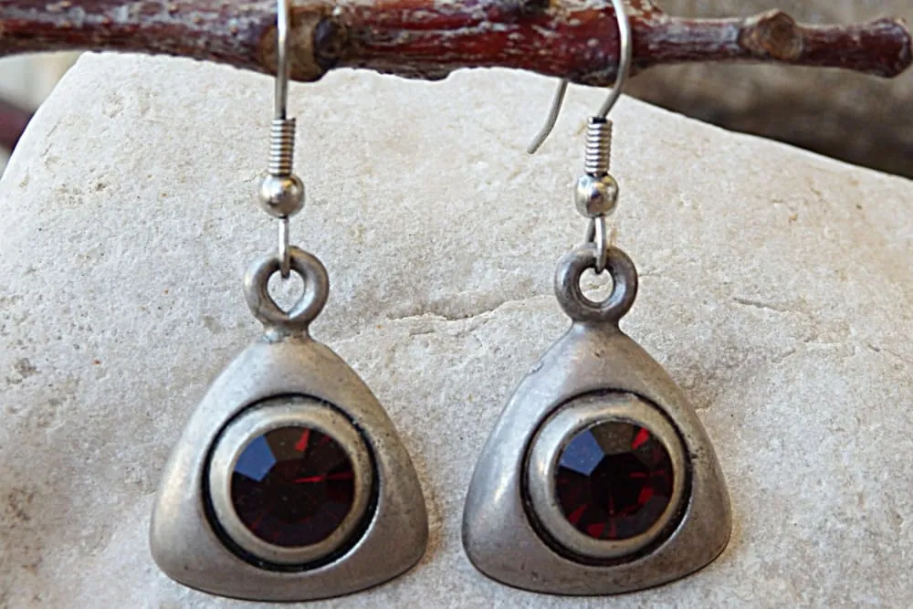 Garnet Rebeka Earrings