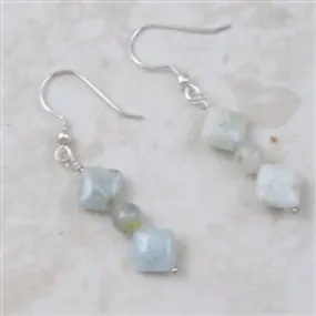 Handmade Aquamarine Gemstone Earrings