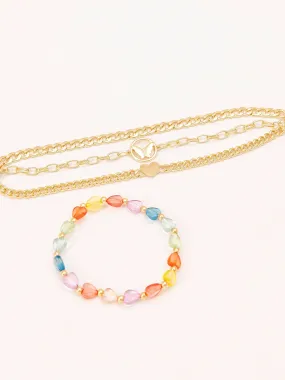 Hearty Bracelet Set