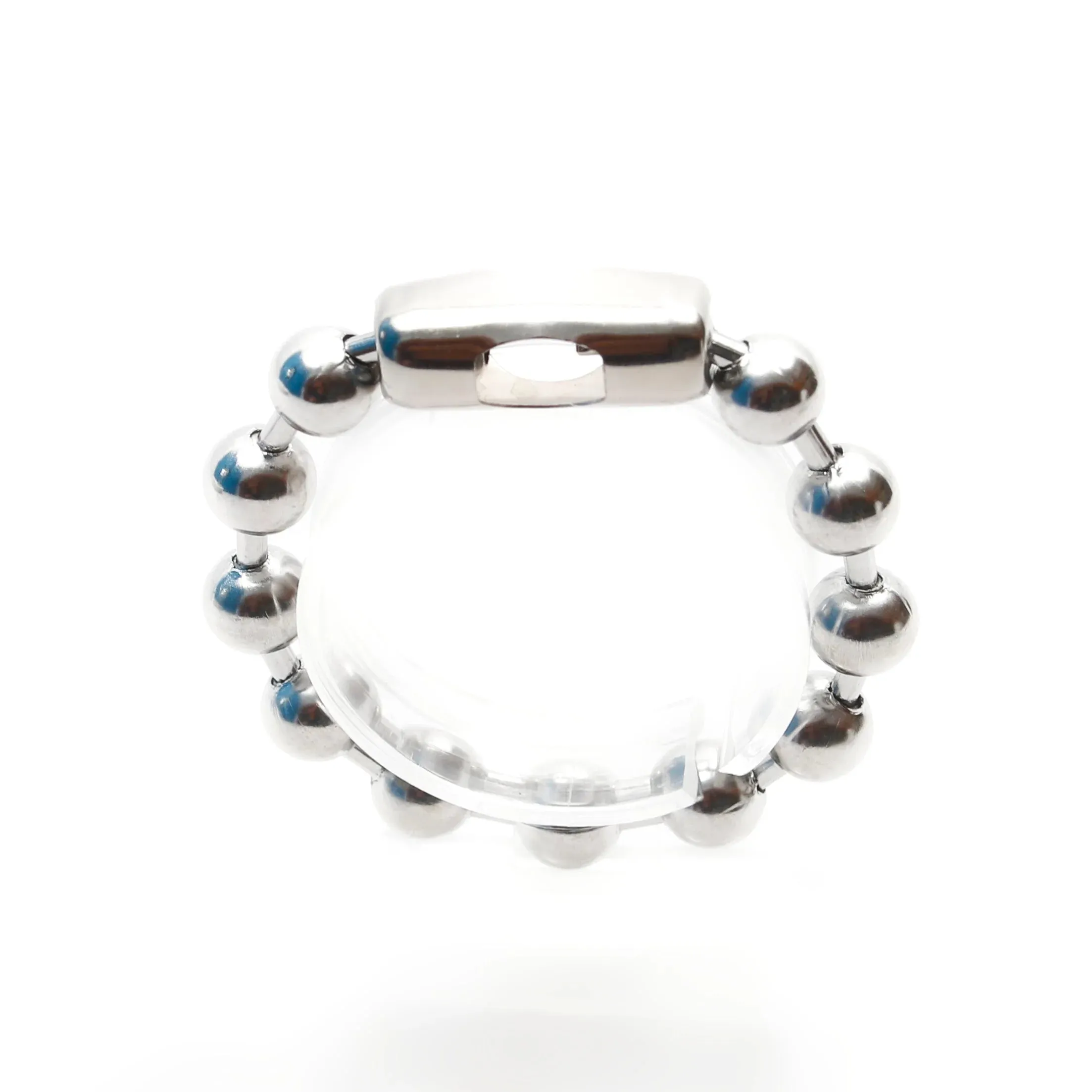 Isandro Beaded Stainless Steel Bracelet