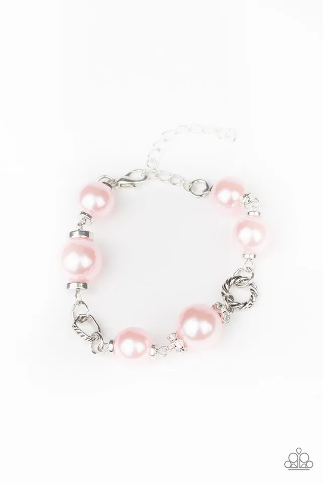 Paparazzi Bracelet ~ Boardroom Baller - Pink