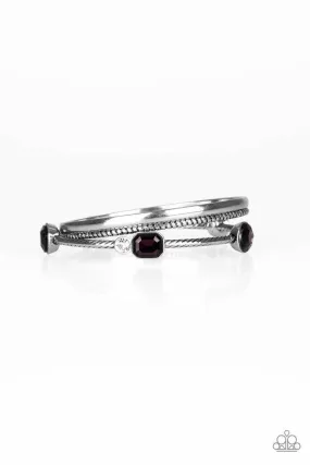 Paparazzi Bracelet ~ City Slicker Sleek - Purple