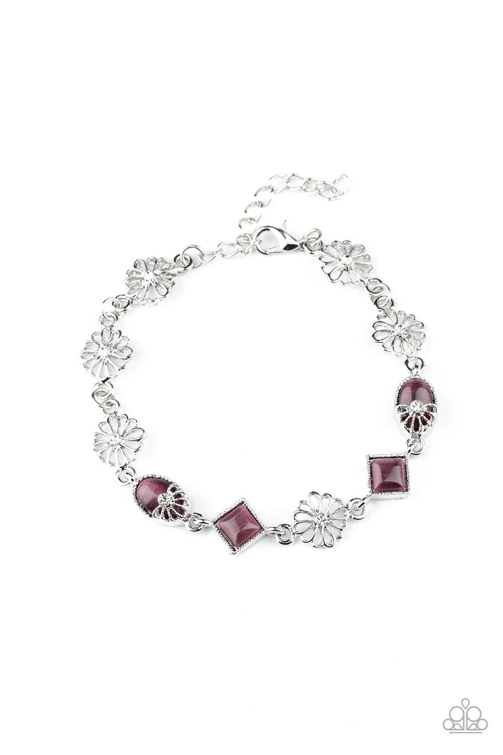 Paparazzi Bracelet ~ Eden Etiquette - Purple