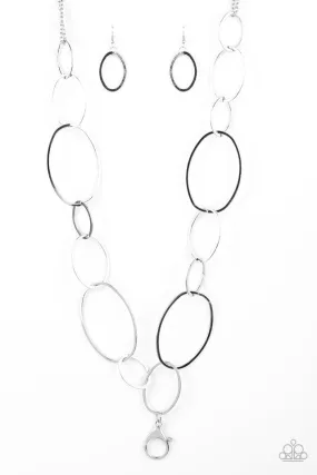 Paparazzi Necklace ~ City Circuit - Silver