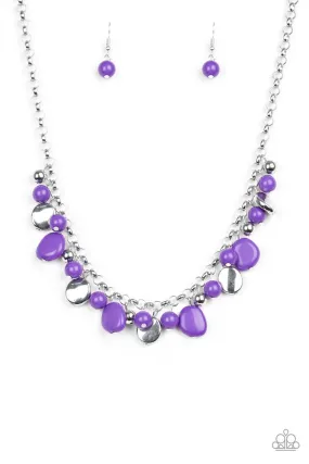 Paparazzi Necklace ~ Flirtatiously Florida - Purple