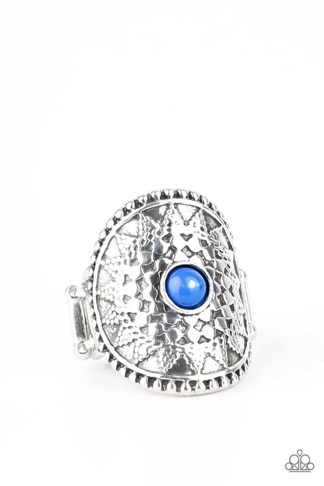 Paparazzi Ring ~ Mojave Rays - Blue