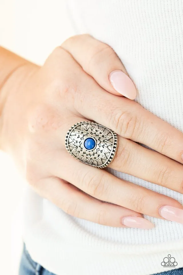 Paparazzi Ring ~ Mojave Rays - Blue