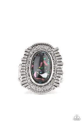 Paparazzi Ring ~ Terrazzo Trendsetter - Black