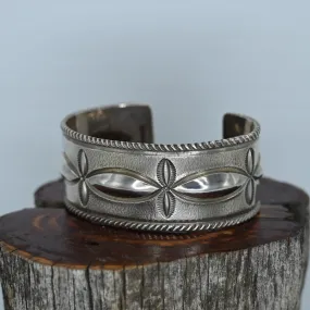 Silver Bracelet With Roped Details