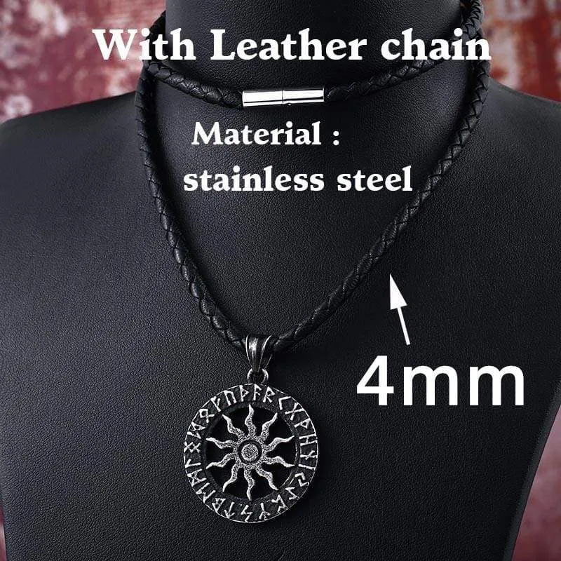 steel soldier vintage Star of David viking pendant thor nordic necklace mens jewelry stainless steel