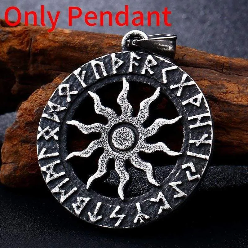 steel soldier vintage Star of David viking pendant thor nordic necklace mens jewelry stainless steel