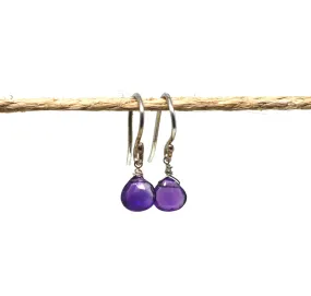 Sterling Silver Gemstone Drop Earrings CLEARANCE