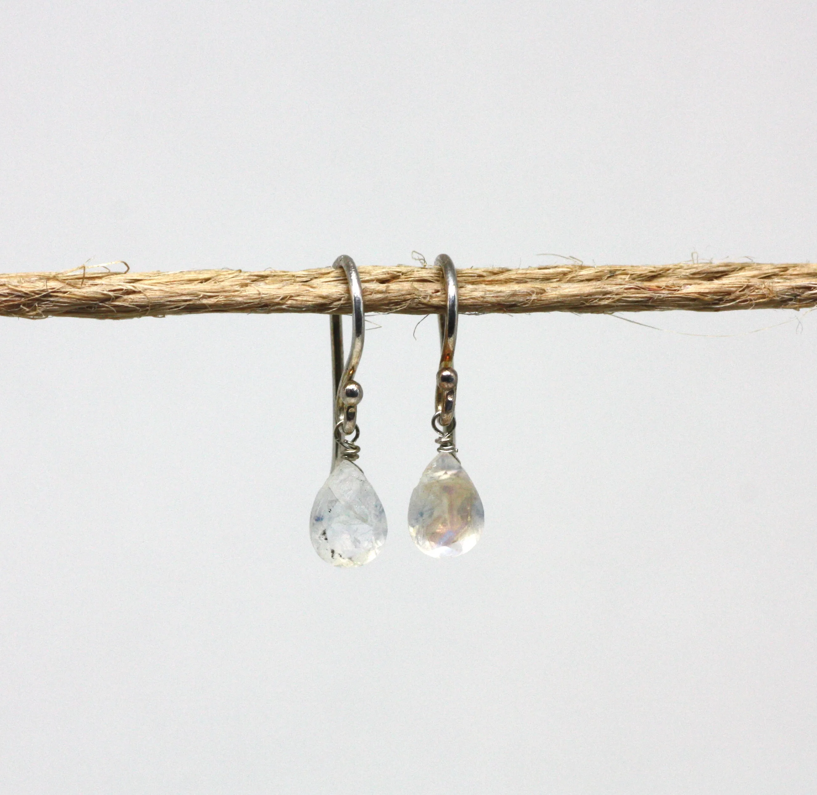 Sterling Silver Gemstone Drop Earrings CLEARANCE