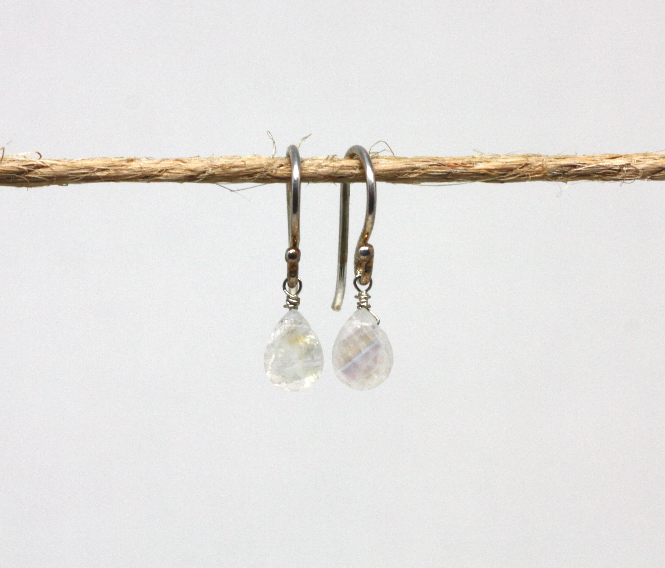 Sterling Silver Gemstone Drop Earrings CLEARANCE