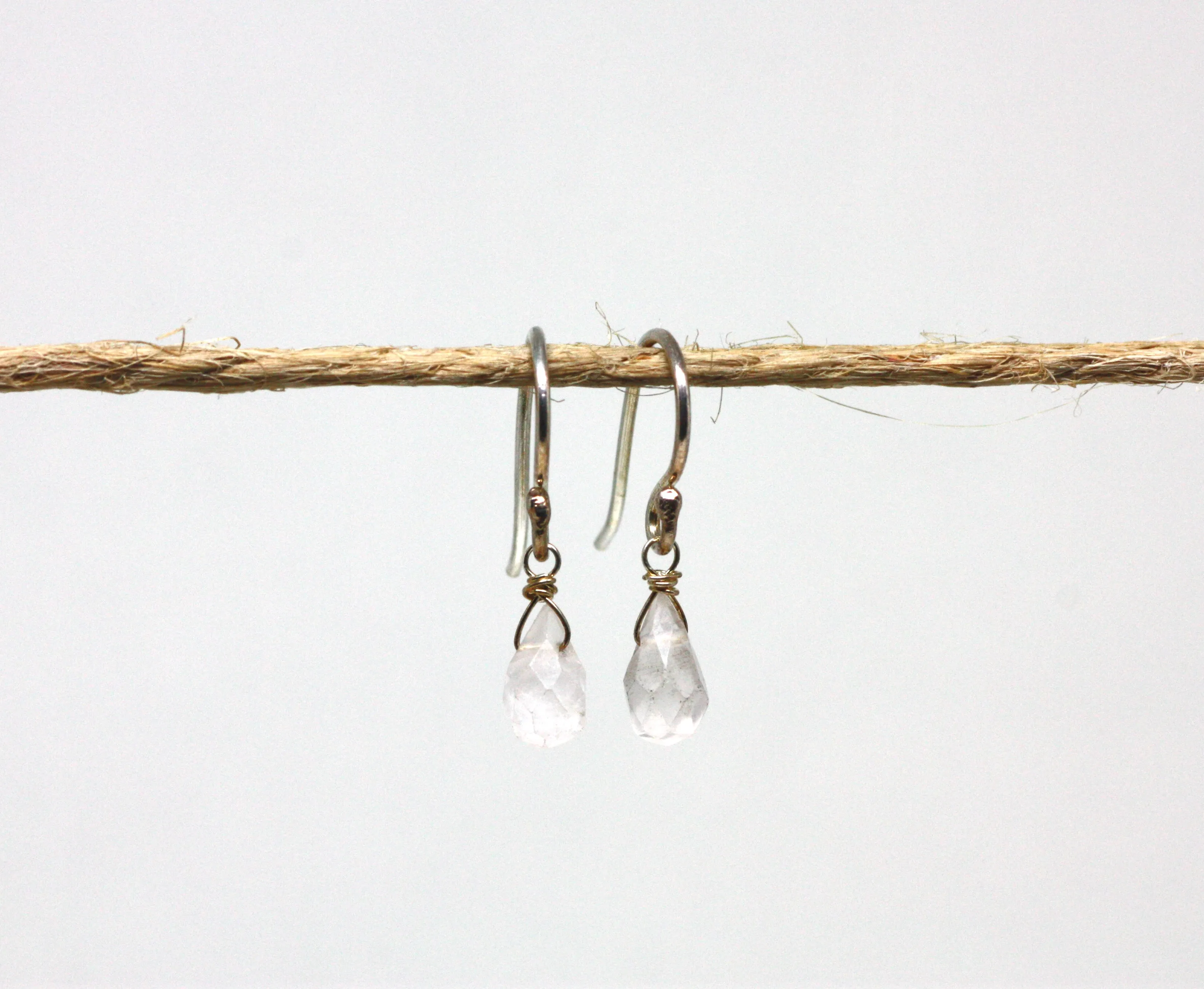 Sterling Silver Gemstone Drop Earrings CLEARANCE