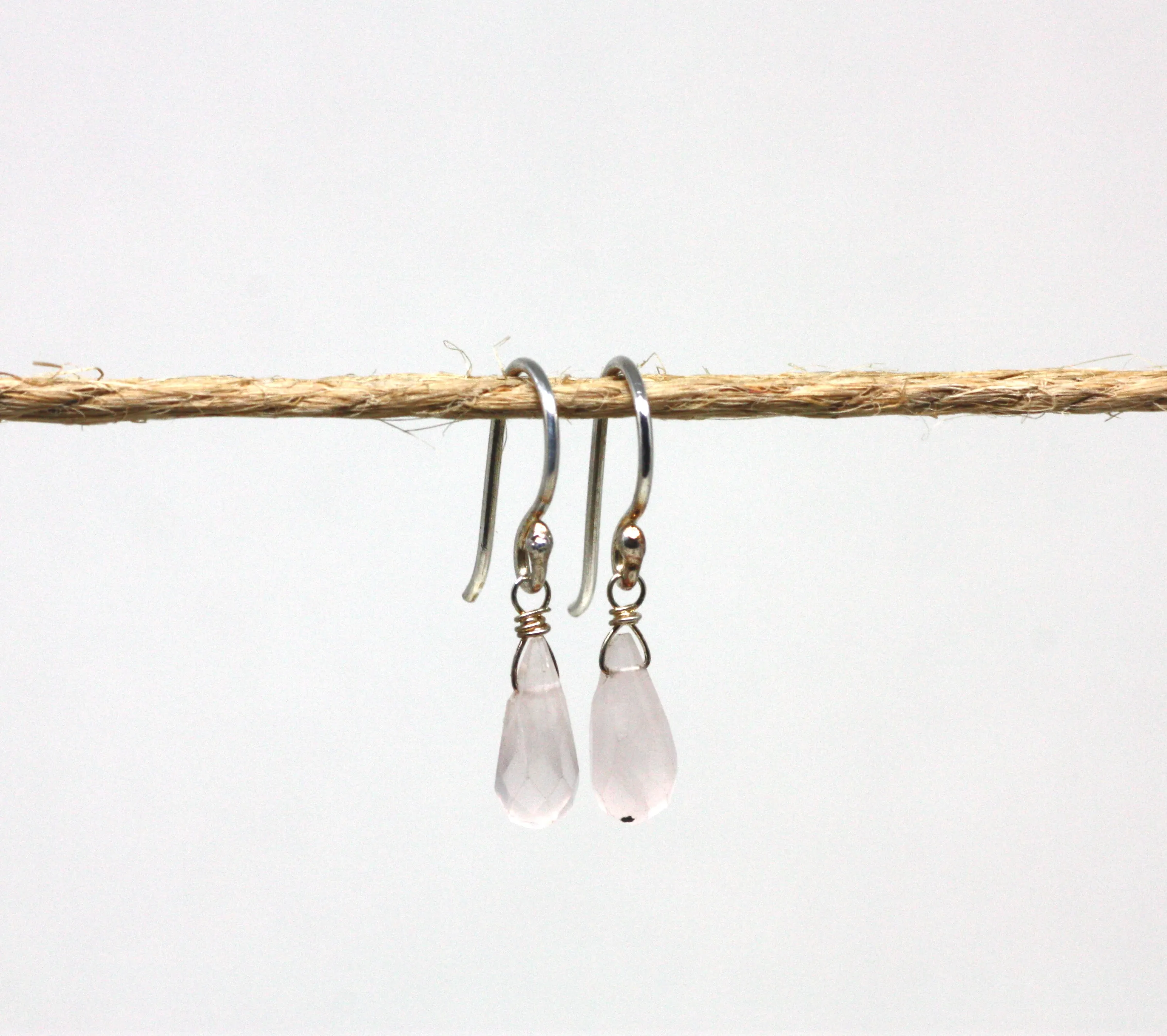 Sterling Silver Gemstone Drop Earrings CLEARANCE