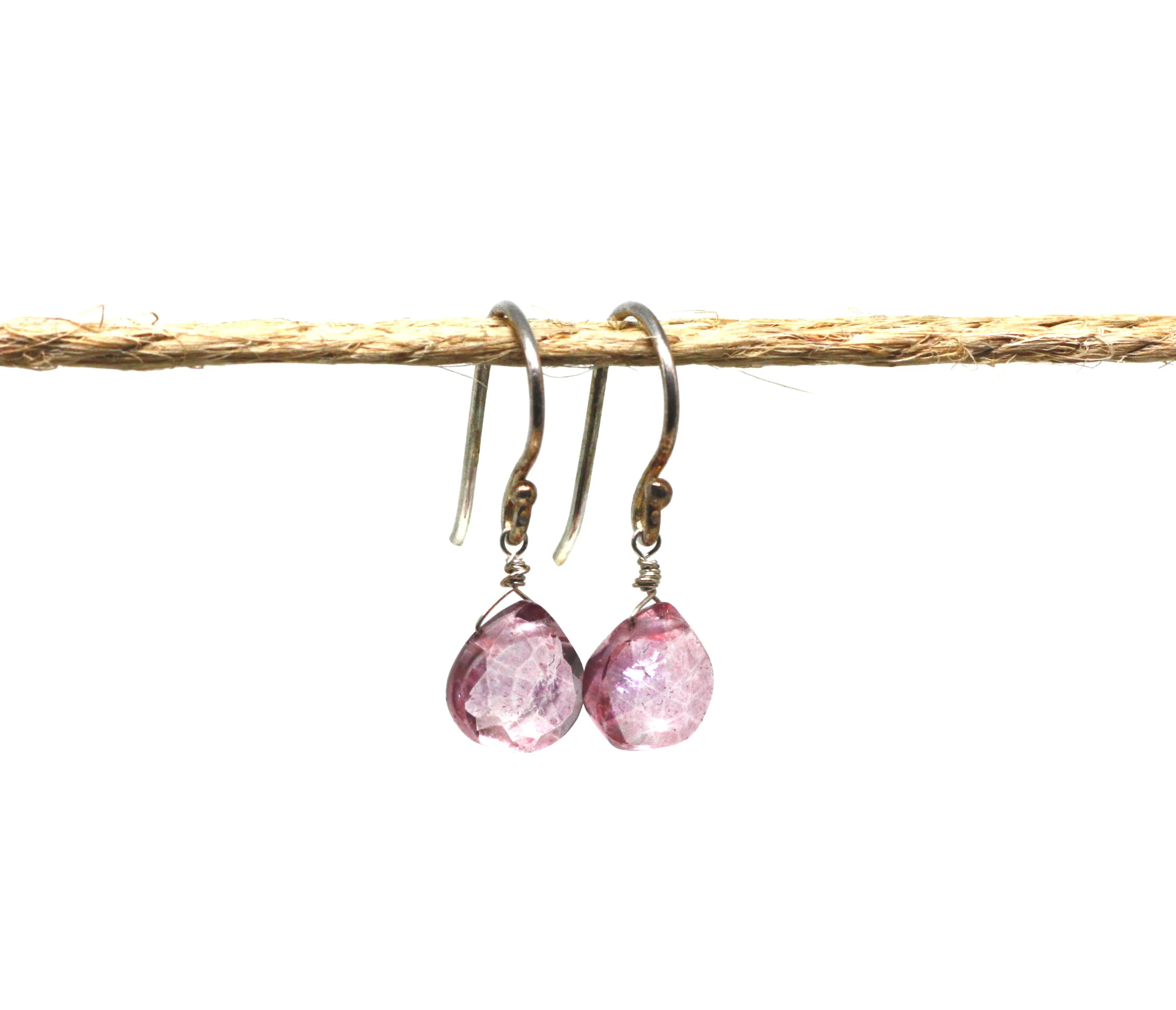 Sterling Silver Gemstone Drop Earrings CLEARANCE