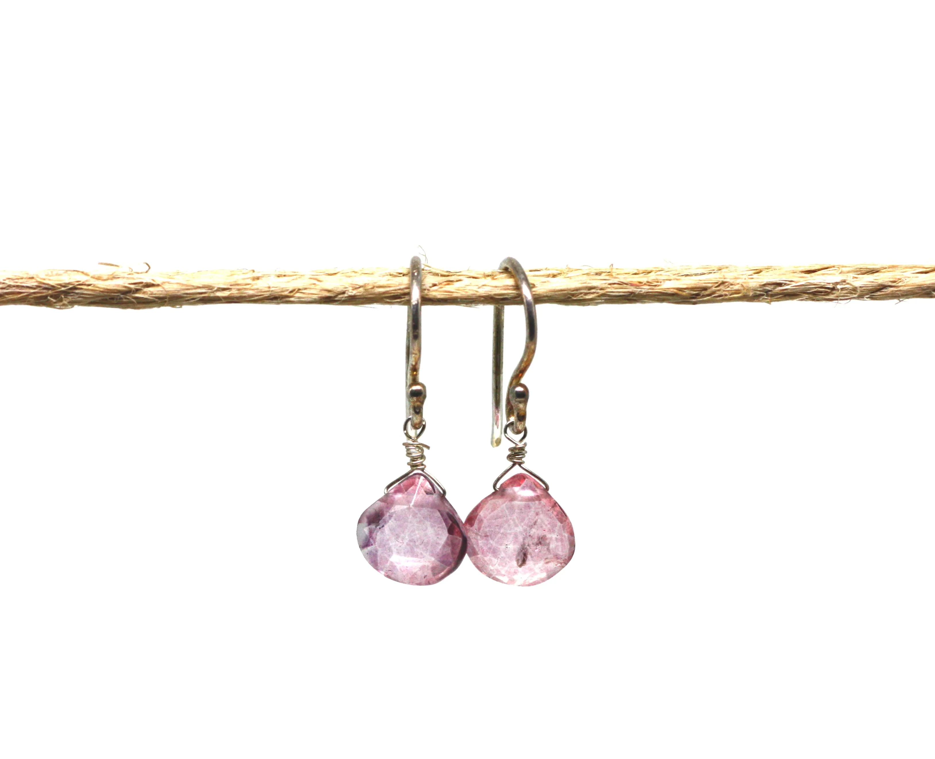 Sterling Silver Gemstone Drop Earrings CLEARANCE