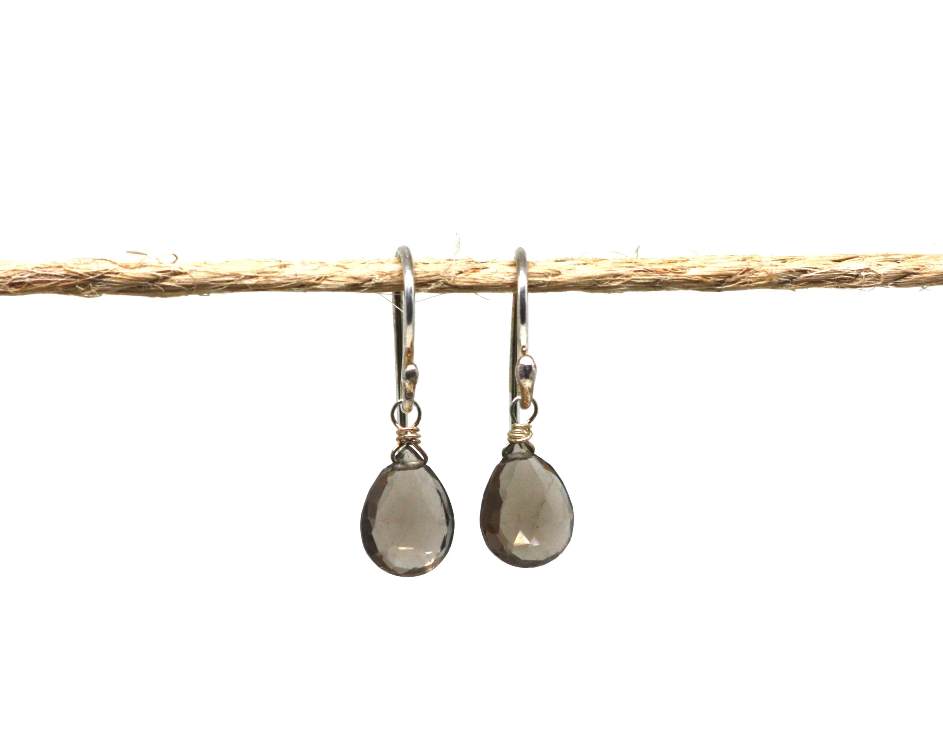 Sterling Silver Gemstone Drop Earrings CLEARANCE