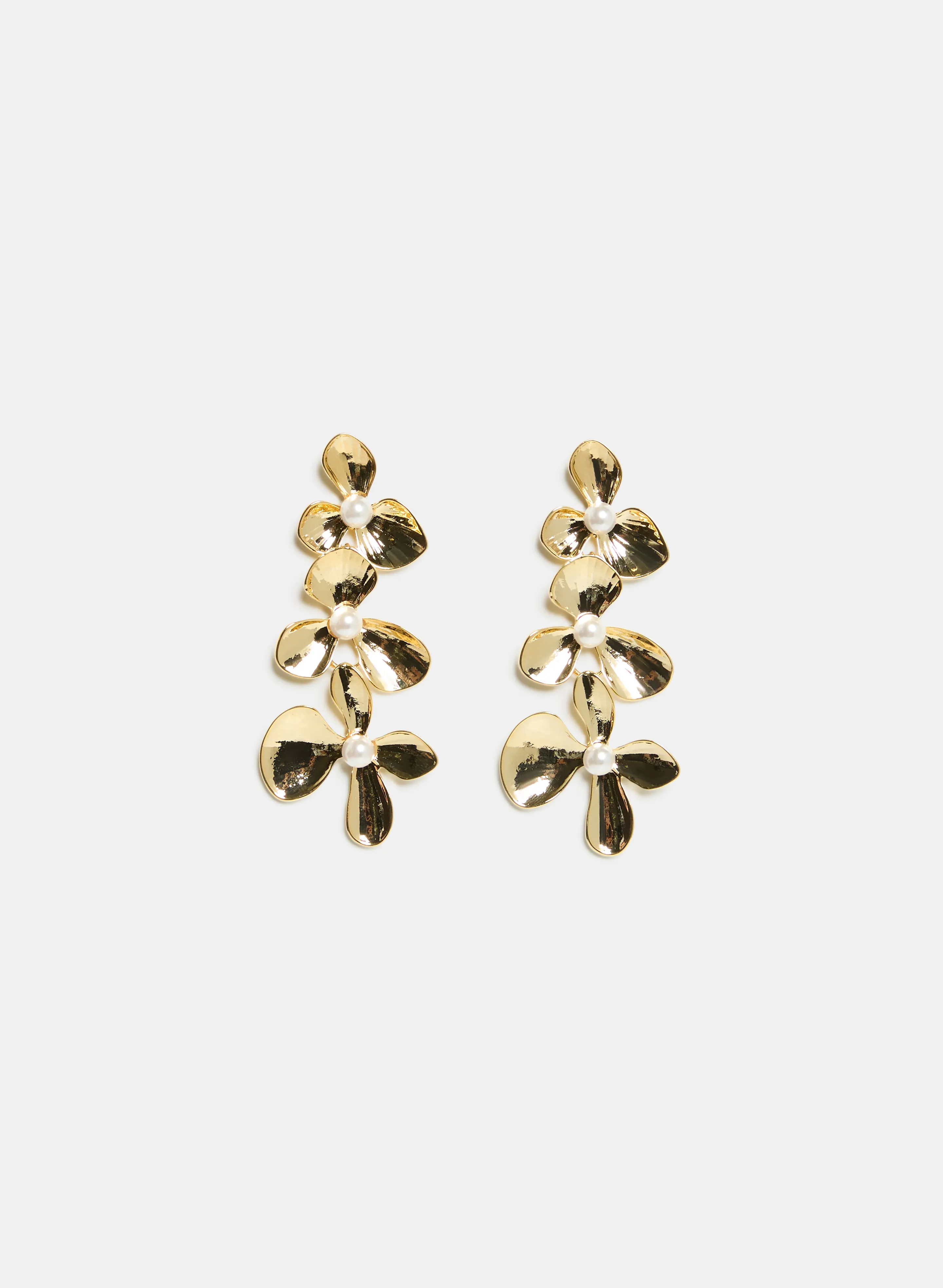 Tiered Floral Earrings