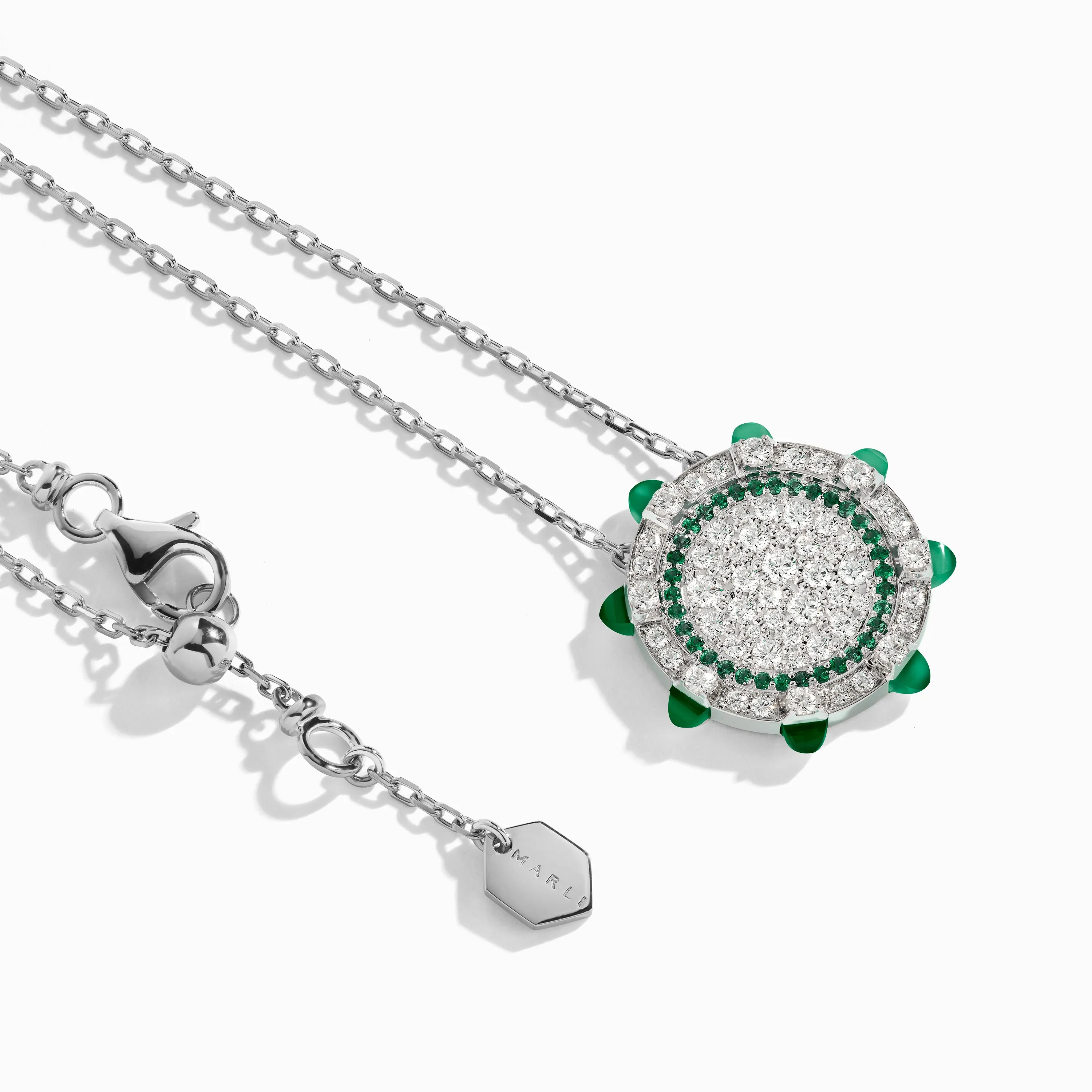 Tip-Top Diamond Statement Pendant Necklace