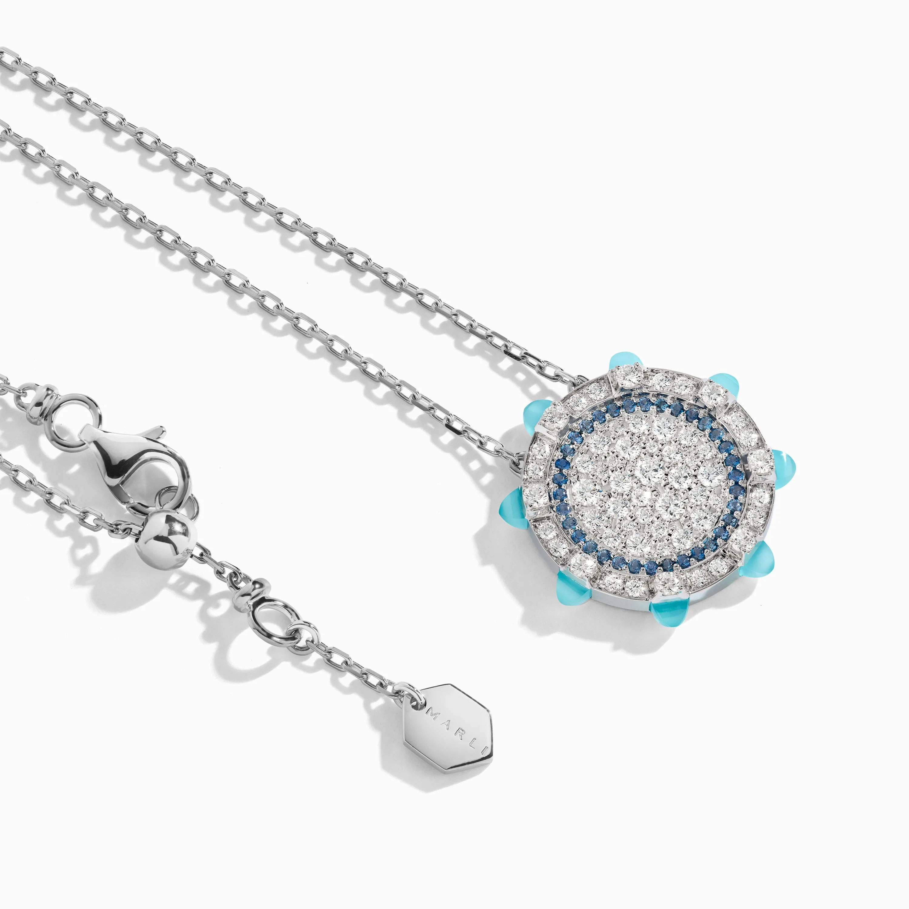 Tip-Top Diamond Statement Pendant Necklace