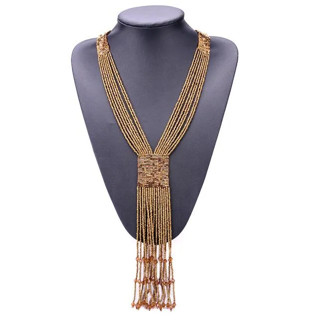 Woven Beads Necklaces